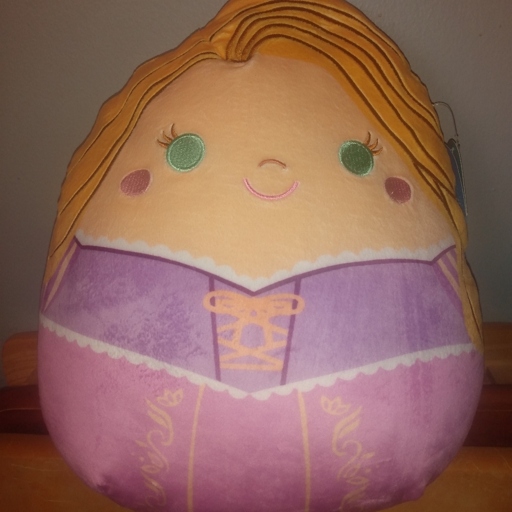 NWT Squishmallows Kellytoy Disney Rapunzel 14” Pri
